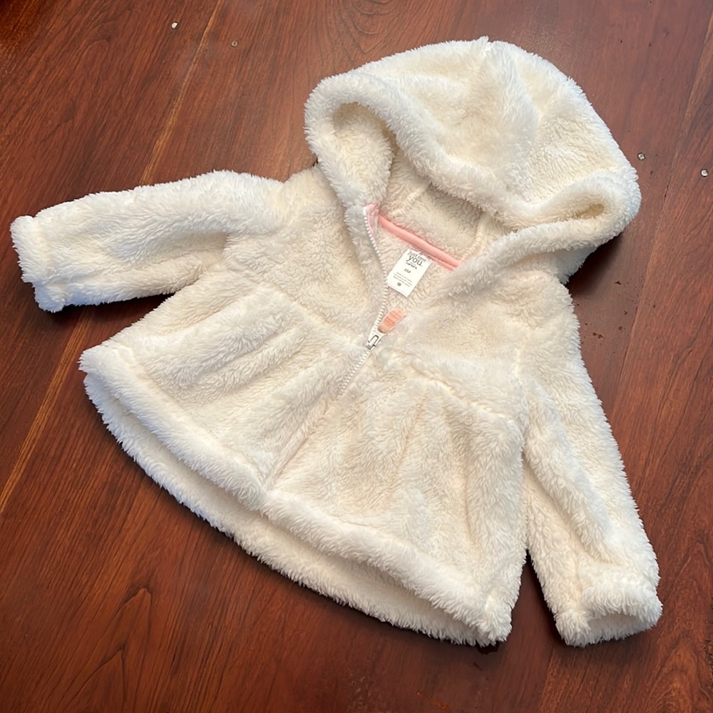 Fuzzy Zippered Sweater